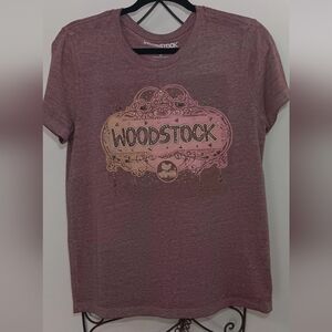 Lucky Brand Woodstock studded Graphic Tee NWOT